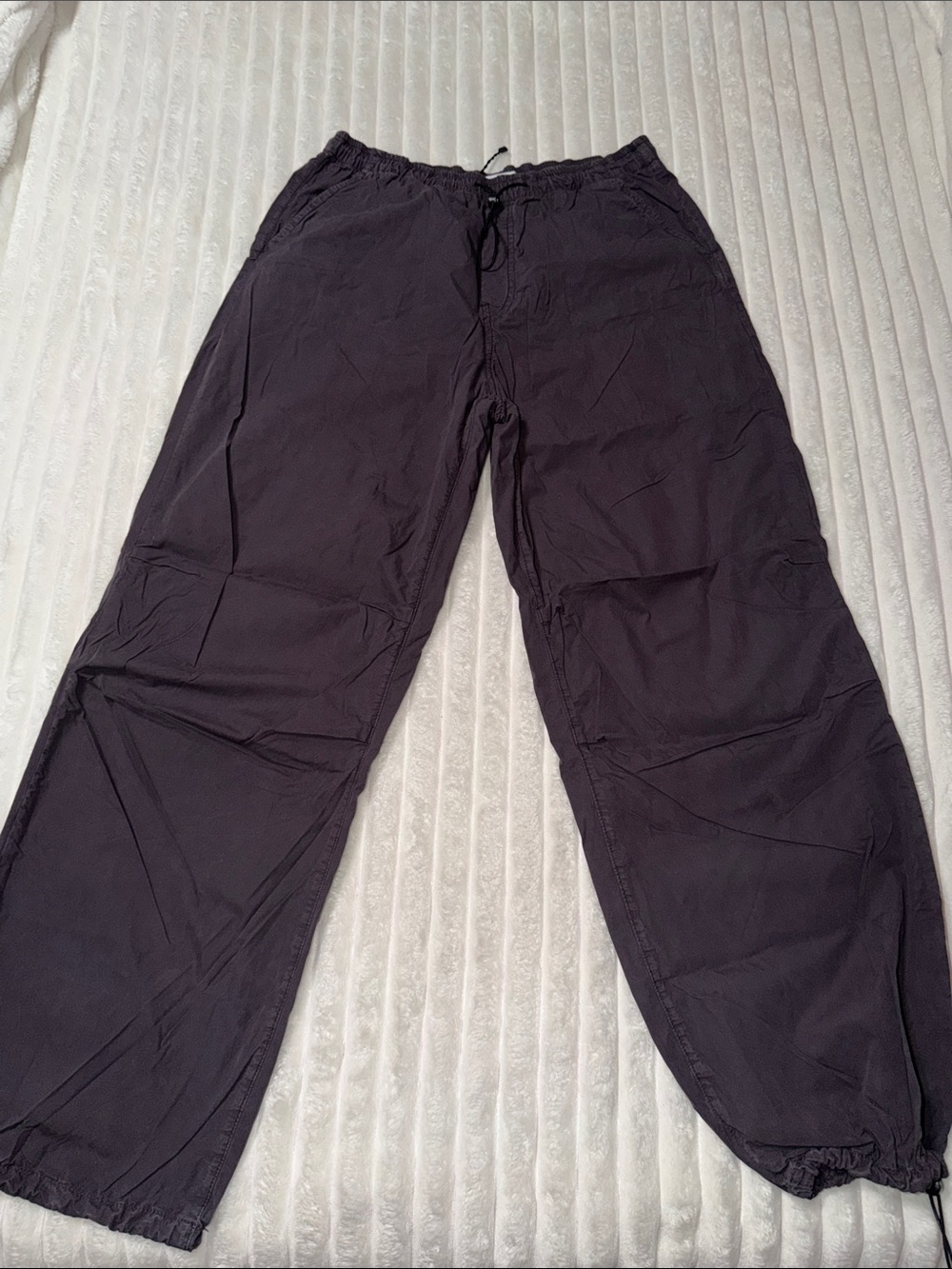 ZARA Cinchable Bottom Cotton Pants | Size Medium